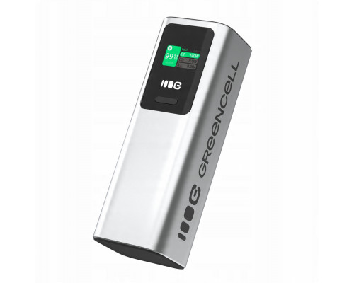 POWERBANK Greencell PowerPlay Ultra 25200mAh SZYBKIE ŁADOWANIE 140W 2x USB-C PD 1x USB-A