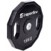 inSPORTline Rubberized load olympic Ruberton 15 kg black (15899)
