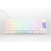 Ducky One 3 Mini 60% Mechanical Keyboard with Cherry MX Silver Switches, White