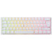 Ducky One 3 Mini 60% Mechanical Keyboard with Cherry MX Silver Switches, White