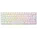 Ducky One 3 Mini 60% Mechanical Keyboard with Cherry MX Silver Switches, White