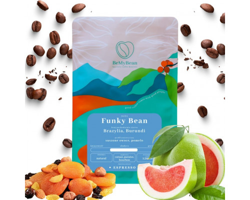 BeMyBean - kawa ziarnista Funky Bean Natural Espresso 250 g