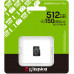 SD  Kingston Canvas Select Plus MicroSDXC 512 GB Class 10 UHS-I/U3 A1 V30 (SDCS3/512GBSP)