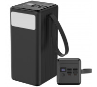 PLATINET POWER BANK 60000 mAh 65W PD FLASHLIGHT USB-C 1M CABLE [46260]