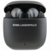 Wireless Karl Lagerfeld Metal Printed Logo TWS ANC/ENC Bluetooth 5.4 (black)