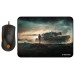 Zestaw WoT DUO 1 szt - YMS WT200 INTRUDER Gam. Mouse USB YENKEE 1 szt - YPM WT47 CRUISER Gaming mousepad YENKEE