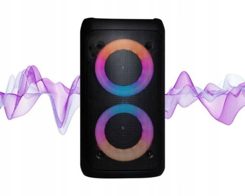 RGB GŁOŚNIK BLUETOOTH LTC 2X3`` USB/SD/AUX 4000MAH LXPA3313