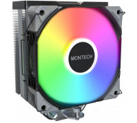 Montech NX400 Black CPU-Khler, ARGB - 120mm, schwarz