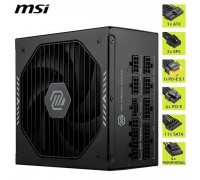 MSI MAG A1000GLS PCIE5 Netzteil 1000W 80+ Gold ATX 3.1