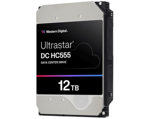 WD Ultrastar DC HC555 - Festplatte - Datencenter - 12 TB - intern - 3.5" (8.9 cm) - SATA 6Gb/s - 7200 rpm - Puffer: 512 MB