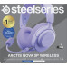 SteelSeries Ausinės Žaidimams | Arctis Nova 3PW | Bluetooth | Over-Ear | Mikrofonas | Noise canceling | Belaidės | Lavender