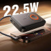 Joyroom JR-PBM02 22,5W 10000mAh 3w1 indukcyjny magnetic kompatybilny z MagSafe with a built-in kablem - black