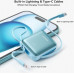 Joyroom JR-PBF27 22,5W 10000mAh z dwoma wbudowanymi kablami - Blue