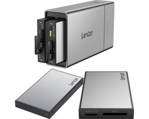 Lexar Professional Workflow Go I with SD/microSD reader and 2TB SSD