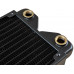 Phobya R27-S480 Radiator, 480 mm Radiator, 18 FPI, Kupferlamellen, 2x G1/4-Zoll-Anschlüsse – schwarz