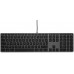 USB numeric Windows Keyboard KB-3421, 110 keys, 2x USB, aluminum, Windows OS, space gray - French