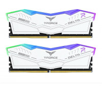 TeamGroup DDR5 - 16GB - 6400 - CL - 32 RGB white, dual kit TEM, memory (white, FF4D532G6400HC32ADC01, Delta RGB, INTEL XMP)