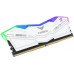 TeamGroup DDR5 - 16GB - 6400 - CL - 32 RGB white, dual kit TEM, memory (white, FF4D532G6400HC32ADC01, Delta RGB, INTEL XMP)