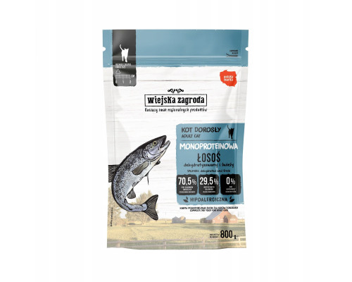 Food sucha dla kota Monobiałkowa Salmon (dorosły) 800g