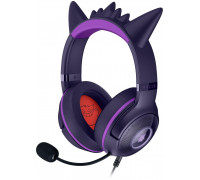 Razer Ausinės | Kraken Kitty V2 | su laidu | Over-ear | Mikrofonas | Noise canceling | Gengar Edition