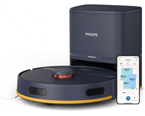 PHILIPS HomeRun 2000. serijas Puteklsucejs robots ar mazgasanas funkciju  tumsi zils XU2100/15 XU2100/15 (8720389065026)