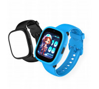 Zegarek Smartwatch Gps Wifi 4g Sim Sos Dla Dziecka / Kidoboo / K3 Watchme Gen2 / Kblgk3g2bb / Blue / Black