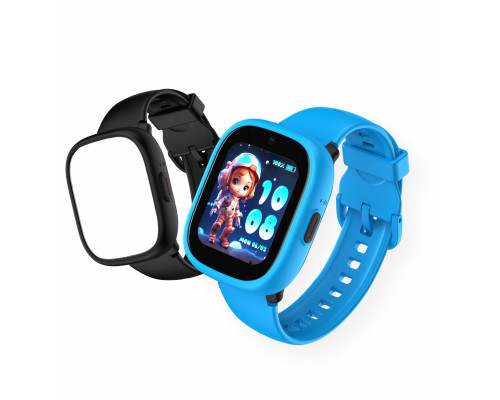 Zegarek Smartwatch Gps Wifi 4g Sim Sos Dla Dziecka / Kidoboo / K3 Watchme Gen2 / Kblgk3g2bb / Blue / Black