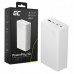Greencell PowerPlay 30 - biały powerbank 30 000mAh, 22,5W, 4 porty