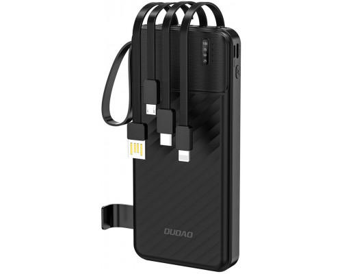 Dudao K11 10000mAh with a built-ini kablami black