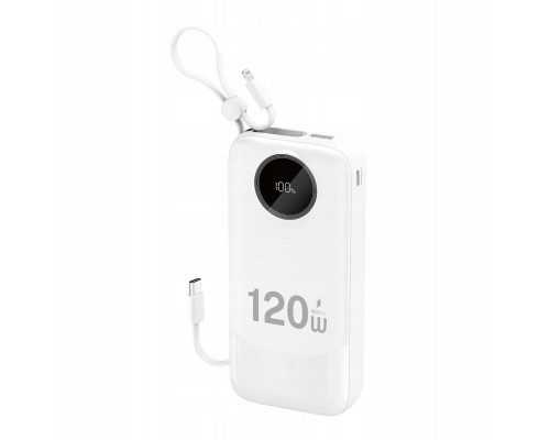 Dudao K13Pro 20000mAh with a built-in kablem biały