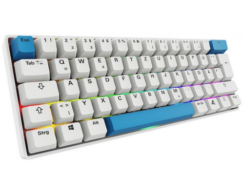 Sharkoon Gaming Tastatur Skiller SGK50S4 Gen2 PBT wei-gelRGB