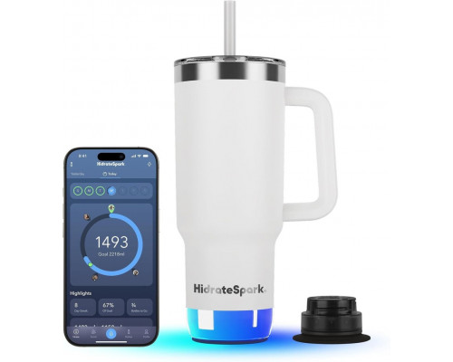 HidrateSpark Mug inteligentny HidrateSpark PRO 2 Tumbler 887 ml White