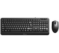 MediaRange Klawiatura+Mysz USB 2.0 czarny QWERTY