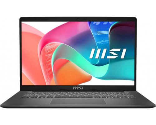 Nešiojamas kompiuteris MSI Modern 14 F13MG CPU Core i5 i5-1334U 1300 MHz 14" 1920x1080 RAM 16GB DDR4 3200 MHz SSD 512GB Intel Iris Xe graphics Integrated ENG Card Reader Micro SD Windows 11 Home Platinos pilkas 1.5kg MODERN14F13MG-292NL