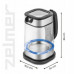 CZAJNIK ZCK 8021 2200W 2L SZKLANY/INOX