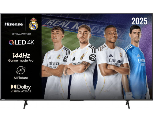 Hisense 65E7Q PRO 165,1 cm (65") 4K Ultra HD Smart TV Wi-Fi Czarny 385 cd/m