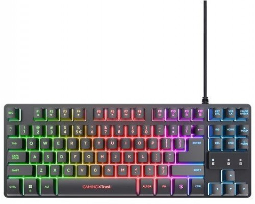 Podświetlana  gamingowa GTX 833 Thado TKL Trust