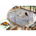 King Kids KOJEC DZIECIĘCY 140x140 cm PLAC ZABAW SUCHY BASEN UCHWYTY I 50 PIŁEK