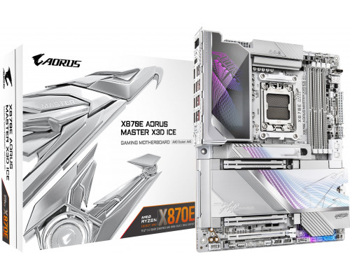AMD X870E Gigabyte X870E AORUS MASTER X3D ICE