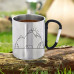 Mug Turystyczny Thermal Stalowy z Karabińczykiem Prezent ORION 350 ml Mug Turystyczny Thermal Stalowy z Karabińczykiem Prezent ORION 350 ml