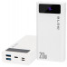 BLOW POWER BANK 20000MAH QC+PD 20W + LIGHTNING BIAŁY PB20E