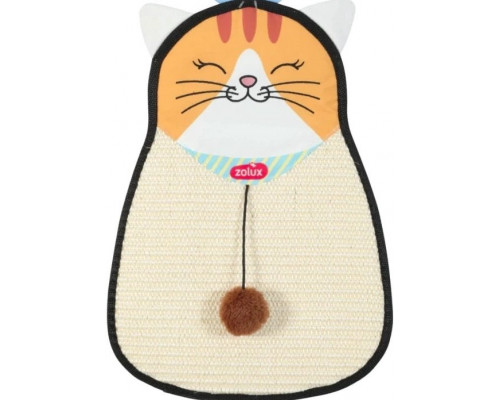 Zolux Chatouille do powieszenia kot z sisalu z zabawką 54cm