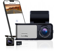 AutoSky 4K Dash Cam Pro Front 4K + Rear 1080P GPS ADC888