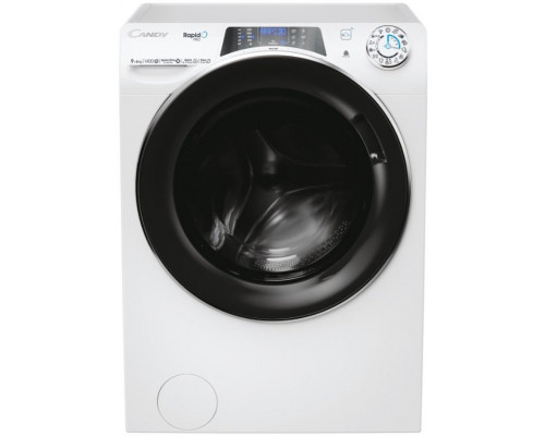 Candy RPW4966BWMBC/1-S Washing Machine with Dryer, A/D, Front loading, Depth 58 cm, Washing 9 kg, Drying 6 kg, White