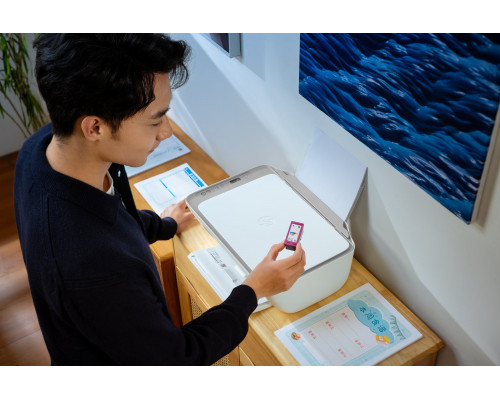 HP Deskjet 2920 All-in-One - Multifunktionsdrucker - Farbe - Tintenstrahl - 216 x 297 mm (Original) - A4/Legal (Medien) - bis zu 6 Seiten/Min. (Kopieren) - bis zu 7.5 Seiten/Min. (Drucken) - 60 Blatt - USB 2.0, Wi-Fi(n) - Zement