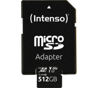 Intenso microSDXC 512GB C10 UHS-I Professional + Adapter