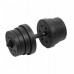 Dumbbells bituminous adjustable 2x15kg REBEL ACTIVE