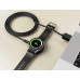 TECH-PROTECT MC03 ULTRABOOST MAGNETIC CHARGING USB CABLE 100CM SAMSUNG GALAXY WATCH BLACK