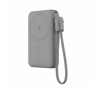 Adam Elements Vionta C2 Pro - magnetic powerbank bezprzewodowy do iPhone/Apple Watch 10000 mAh gray