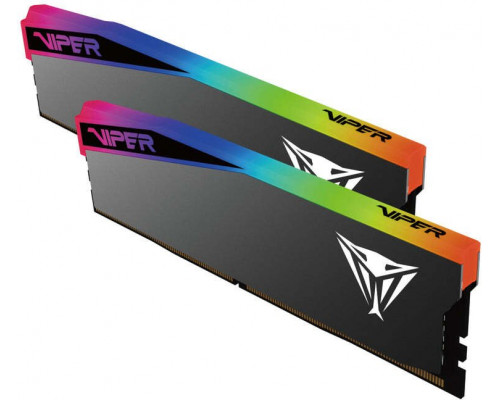 Patriot Viper Gaming RGB Elite 5 Ultra DDR5-6400 RAM, CL 32, AMD EXPO, Intel XMP 3.0 - 2x 32GB, czarny